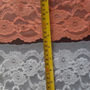 Nylon Spentex Cm wise scolloping lace