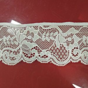 Nylon Spentex Cm wise scolloping lace