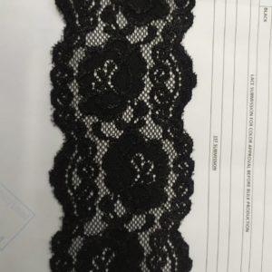 Nylon Spentex Cm wise scolloping lace