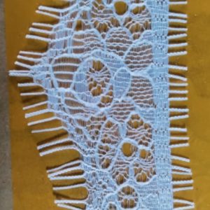 Nylon Spentex Cm wise scolloping lace