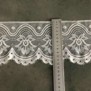 Nylon Spentex Cm wise scolloping lace