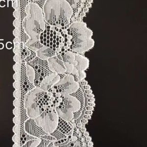 Nylon Spentex Cm wise scolloping lace