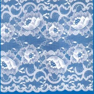 Nylon Spentex Cm wise scolloping lace