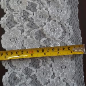 Nylon Spentex Cm wise scolloping lace