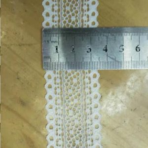 Nylon Spentex Cm wise scolloping laceng lace