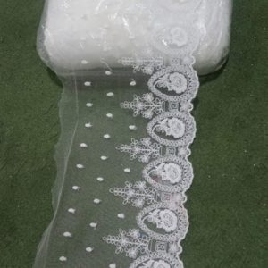 Mesh CM Wise Scalloping Lace